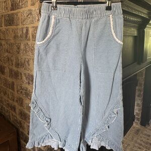 Matilda Jane Let’s Get Together Yeah Yeah Yeah Capri Pants Size 8